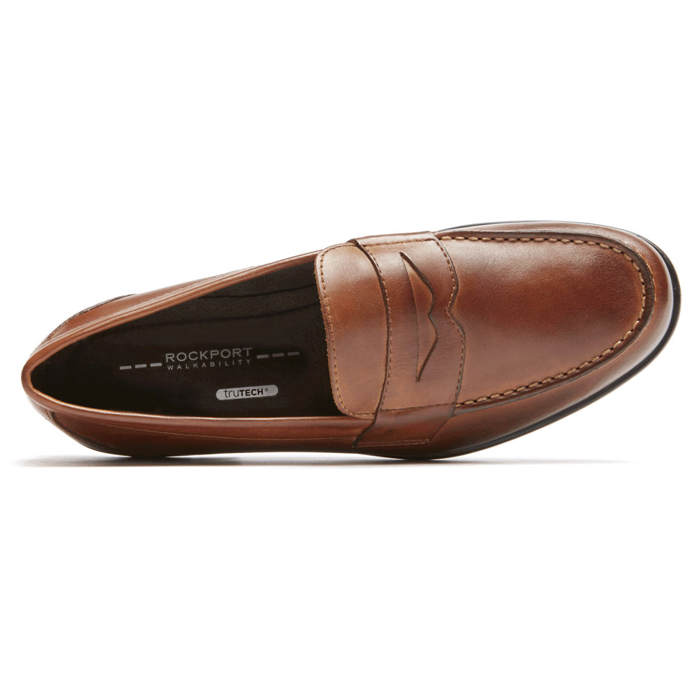 Rockport Singapore Mens Loafers - Classic Penny Brown - ZL6078341